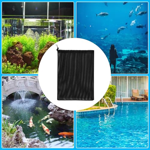 2 bolsas de filtro para estanque 12x16 pulgadas con cierre ajustable miniatura 7