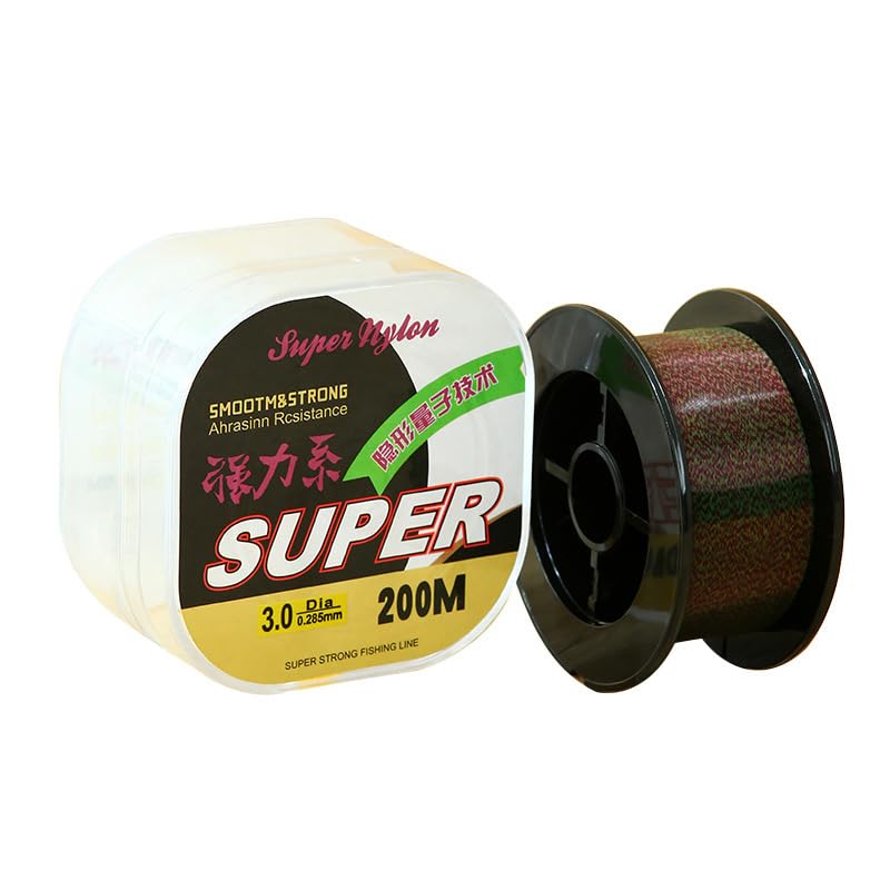 Super Strong Abrasion-Resistant Invisible Monofilament Fishing Li...