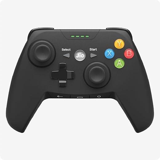 Jio Bluetooth Game Controller JGC 100 | Lag Free Gaming | 8 Hour Battery | Compatible with Android, Windows & Linux