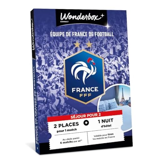 Coffret Cadeau - Equipe De France pour 2 pers. + nuit d'hôtel - Tick'n Box