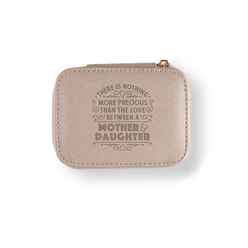 Travel Jewellery Boxes Mink Zip Quote The Love Between Mother & Daughter