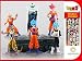 HIMEX BRANDS 6x Dragon Ball Z 4" Figures: Goku Krilin Freezer piccolo vegeta goku saiyajin god anime + STICKERS