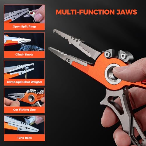 Regalos de pesca para hombres alicates KastKing AlumaStream de aluminio 3