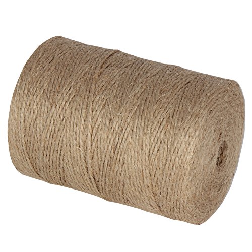 Xiangguanqianying 984 Feet Natural Jute Twine Hemp String Christmas Twine String Packing Materials Durable Twine For Gardening #TOP2
