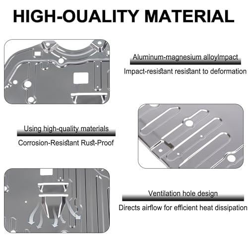 Image of 74114-T50-000 Engine Splash Guard Under Car Shield Cover Board Compatible with Honda Accord 2022 2023,Engine Splash Shield Guard Replaces 74114T50000