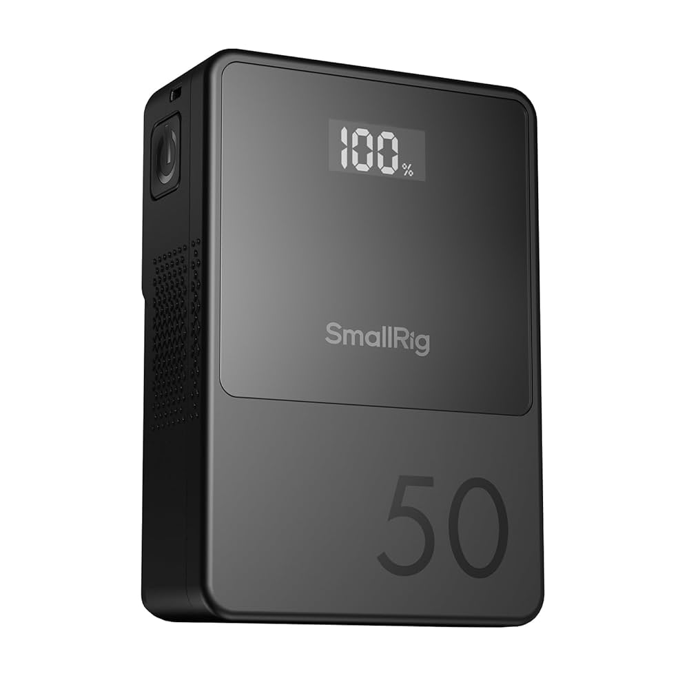 SmallRig VB50 Vマウントバッテリー Amazon.com: SMALLRIG V Mount Battery VB50 Black, 50Wh