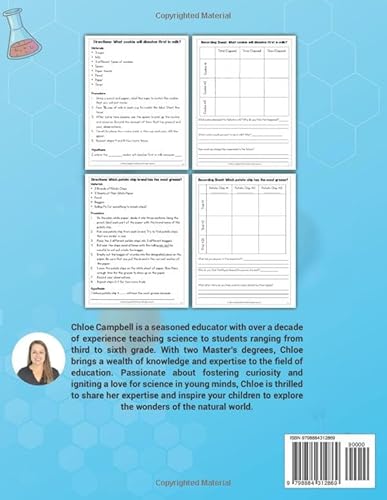 At Home Science Experiments for Kids: Science Activities for for Kids 8-12