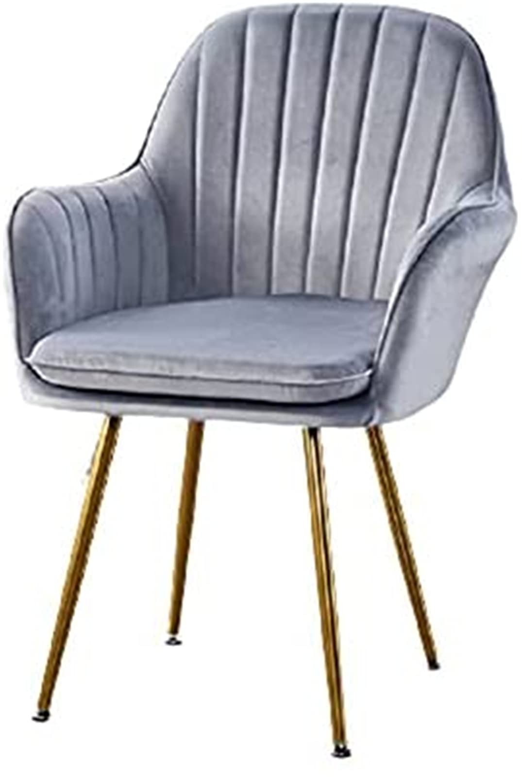 Amazon｜ダイニングチェア 肘付き アームチェア ゴールド脚付き