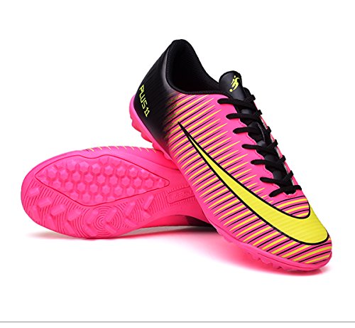 Kinderen Voetbalschoenen Heren Indoor Outdoor Voetbalschoenen Atletisch Turf Mundial Team Cleat Hardlopen Sport Lichtgewicht Ademend Anti-slip Demping Schoenen Roze 39 - Image 5