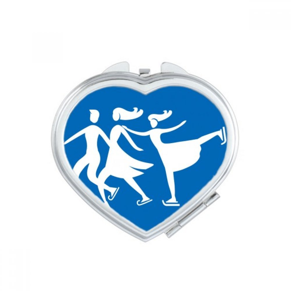 Miroir de poche ski bleu, l'accessoire idéal pour vos aventures d'hiver