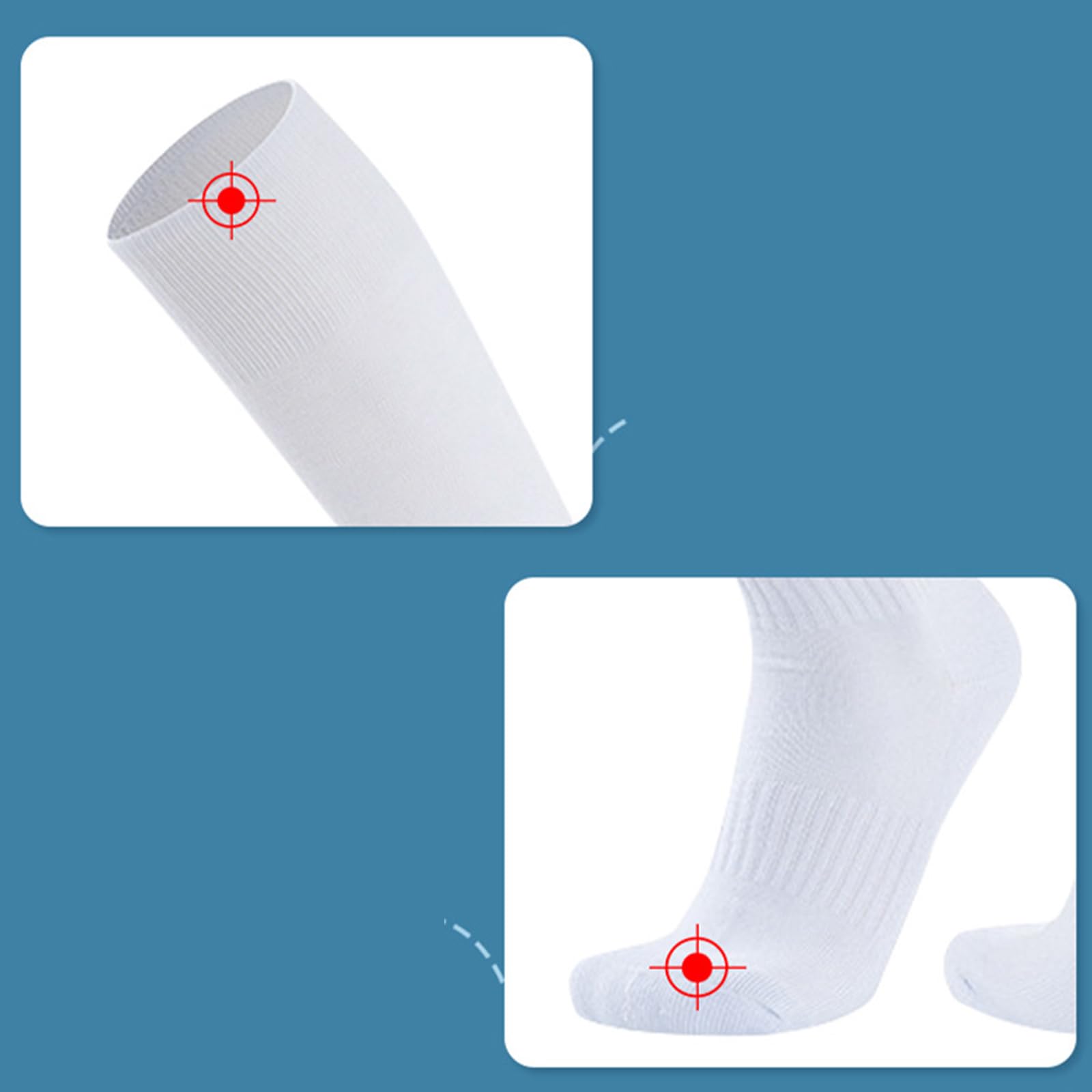 Medias para mujer, calcetines de fútbol para mujeres, hombres, niños y niñas, calcetines de béisbol, prácticos, color sólido, calcetines atléticos, hasta las rodillas