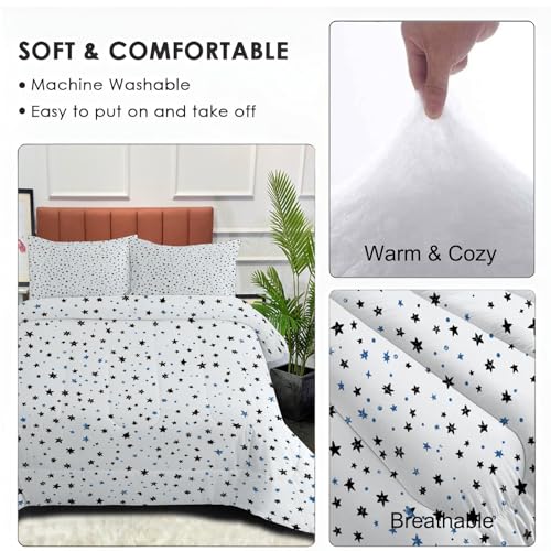 Juego de ropa de cama cielo estrellado para transformar el dormitorio infantil en un refugio 7