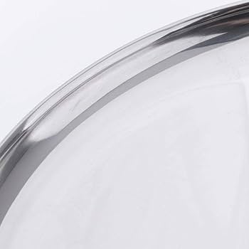 Amazon｜CUTICATE ステンレス丸皿, 銀, 30CM｜ボール オンライン通販