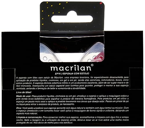 Macrilan Esponja Com Estojo Ep16 – Macrilan