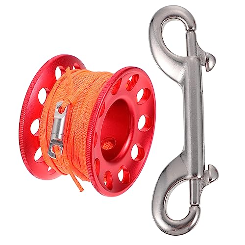 BESTonZON Finger Reel for Snorkeling Diving Buoy Spool Reel Multi Purpose Dive Gear Cave Diving Spool