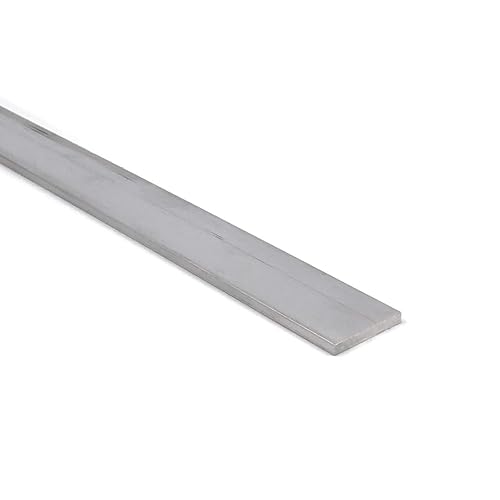 Barra plana de aluminio, 18" x 1", placa de uso general 6061, 36 pulgadas de longitud, T6511 molino Stock, extruido, 0.125" de grosor