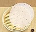 Perforated Parchment Bamboo Steamer Paper Liners - KOOTIPS 10 Inch Round, 100 Count, Perfect for Air Fryer, Steaming Basket (100Pcs 10-Inch Parchment)
