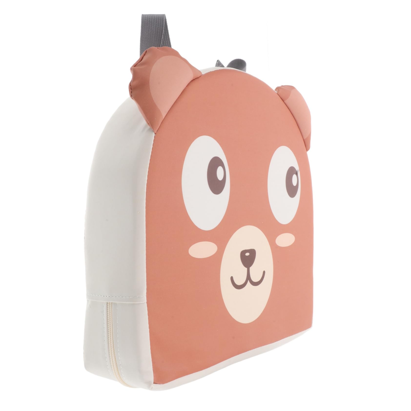 BESTonZON Tragbare Tisch Sitzerhöhung für Babys und Kleinkinder aus Waschbarem Pu Leder mit Schwamm Niedliches Cartoon Design Vielseitig Verwendbar für Esszimmer und Reise