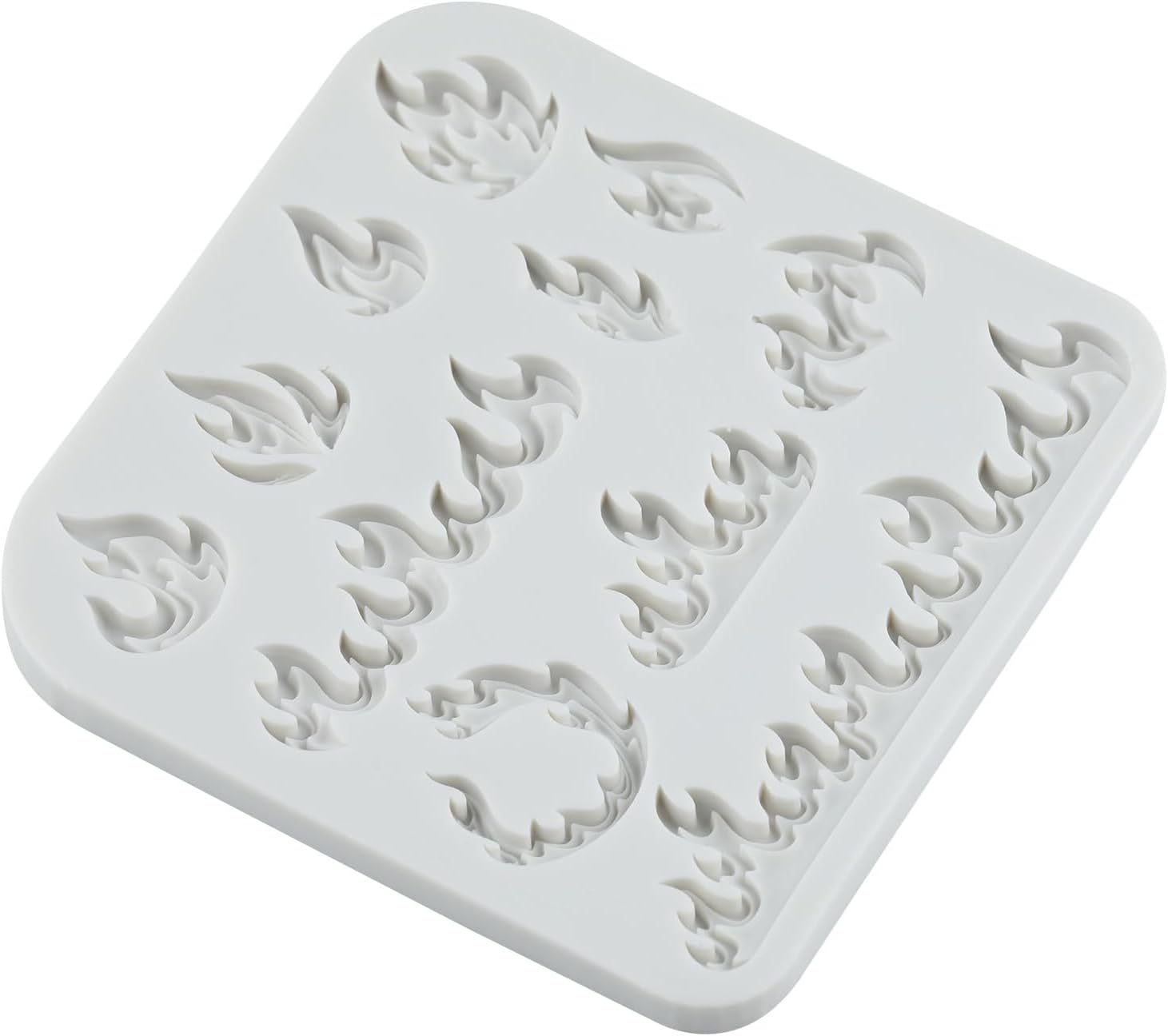 Flame Silicone Molds Fire Shape Polymer Clay Mold