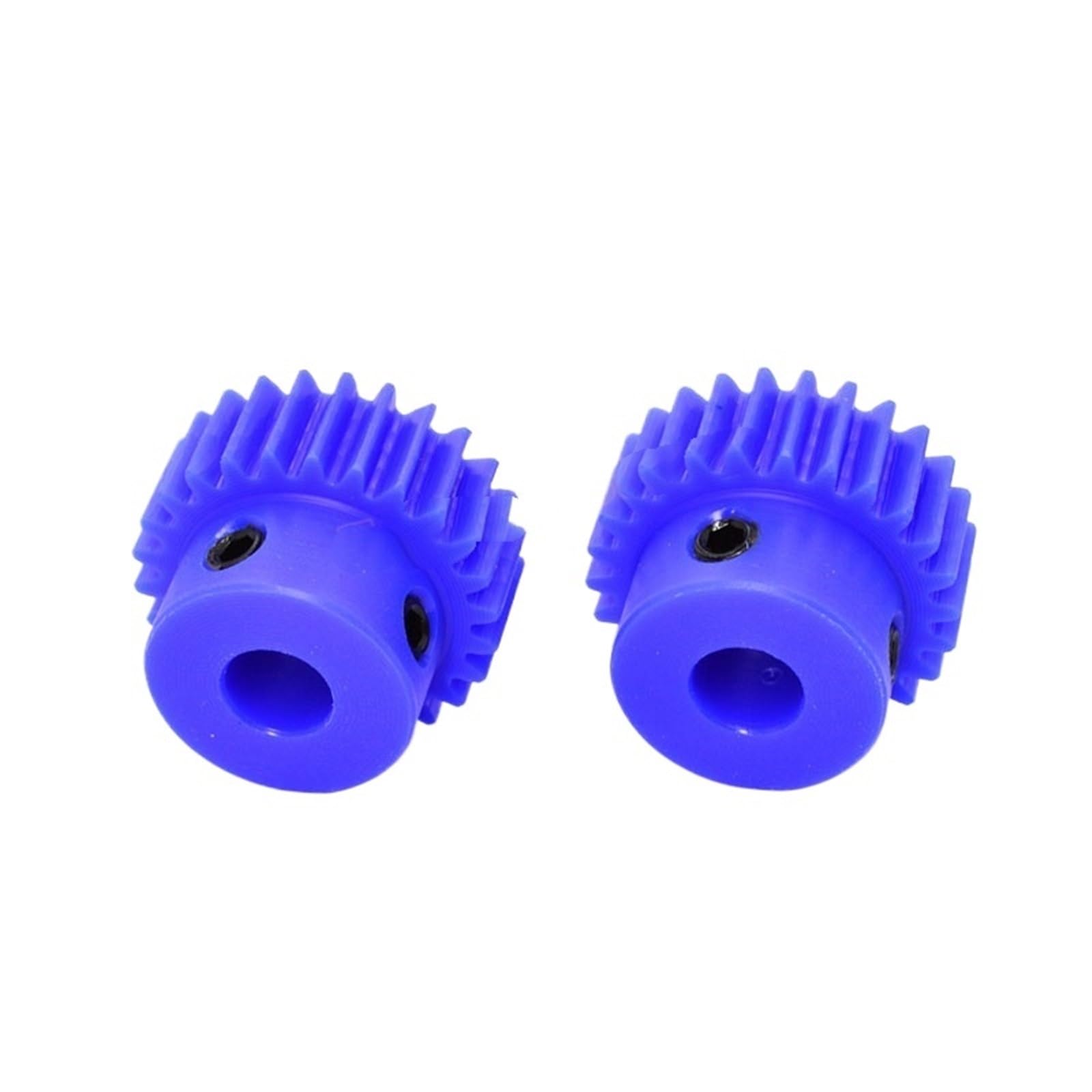 Bevel Gear Pinion Hardware Mechanical 1pcs Blue Nylon Spur Gear Pinion 1.5M 15 Tooth-30 Tooth Motor Gear with Step Plastic Gear Bore Size 16mm(25 Teeth)