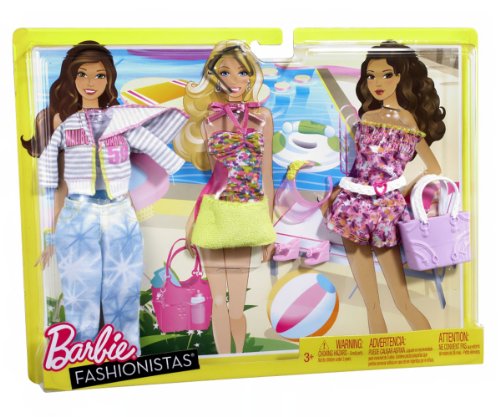 Bambola Barbie accessori Mattel-Vestiti Tanti Look...