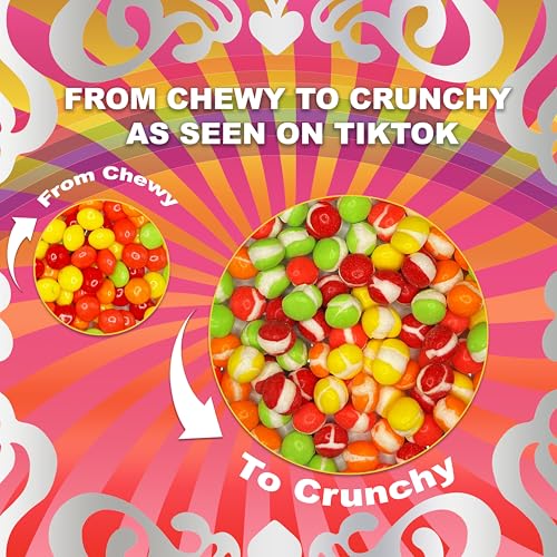 Fairyland Sweets Original Rainbow Freeze Dried Candy Bites – Gluten Free, Gelatin Free, Crunchy Freeze Dried Rainbow Hard Candy assorted flavors – 4.5 oz Resealable Bag (Pack of 01)