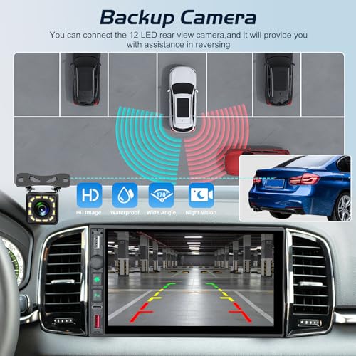 Radio para auto doble din con pantalla táctil 7 pulgadas miniatura 6