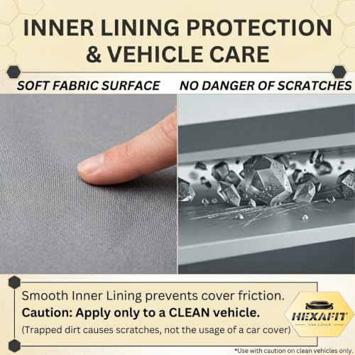 Image of Scout Series Car Cover for Tata Nexon (2017-2026), 210D Matty Fabric, Grey, Waterproof, UV Protection, Custom Snug Fit, SUV Body (Scout, Nexon)