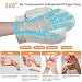 Handmassagegerät mit Wärmefunktion, Intelligenter Elektrische Handmassager, zur Entspannung von Händen und Handgelenken, Massager Schmerzlinderung für Finger, 3 Temperatureinstellungen & 5 StäRke