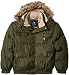 U.S. Polo Assn. Men's Puffer Jacket with Polar Fleece Lining, Forest Night Gjbk, 3X