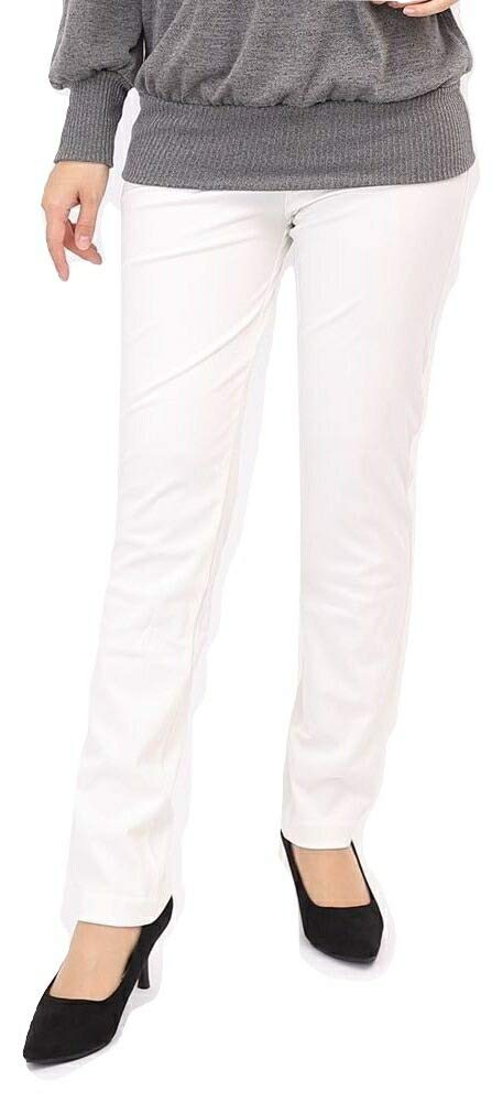 Amazon | [東京繊維商会] 透けない白レディースパンツ 東レ生地