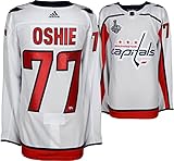 T.J. Oshie Washington Capitals 2018 Stanley Cup Champions Autographed White Adidas Authentic Jersey...