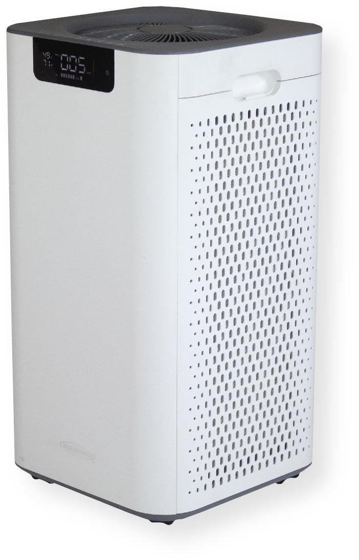 Generic KJ760F-WF Air Purifier WiFi Capable Real-Time LCD Display 80W 1000 Sq Ft Room Size Laser Monitoring Amethyst