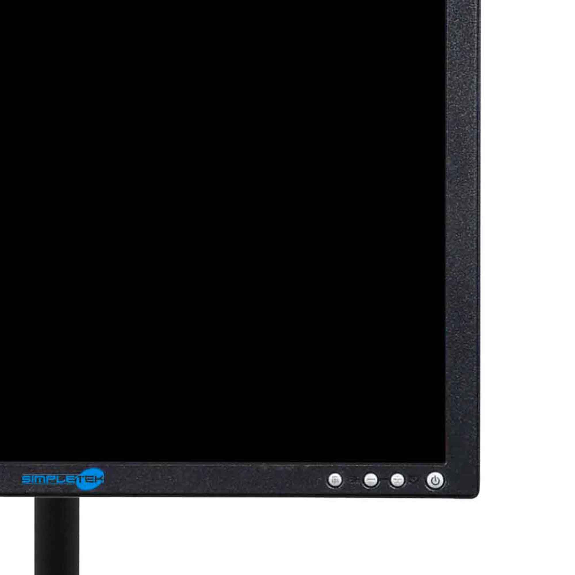SIMPLETEK – Monitor 17’’ TFT LCD SXGA 1280x1024 4:3 5:4 | VGA | Ideale per ufficio e cassa dextop | base inclusa (Ricondizionato)