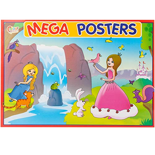 alles-meine.de GmbH großer XXL Malblock/Malbuch - A3 - Poster Bilder - Märchen & Prinzessin - 16 Seiten - Dickes… – Bild 5