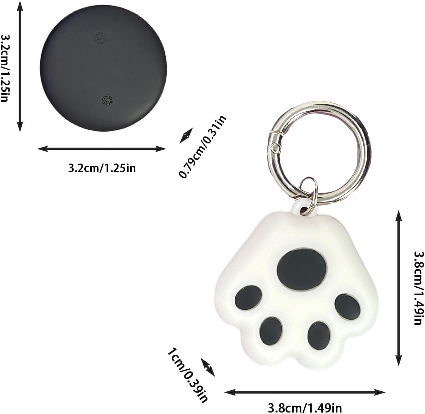 Traceur GPS Pour Animaux Sans Abonnement - Localisateur Mini Pour Chat/chien, Bagages - Application IOS/Android (FindTag) - 5