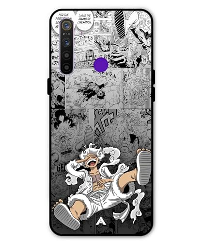 Image of Premium Anime 2 Case for Realme Narzo 10 (Glossy Finish) Soft-Touch Metal TPU Back Cover, Shockproof, Designer, Aesthetic Mobile Phone Case