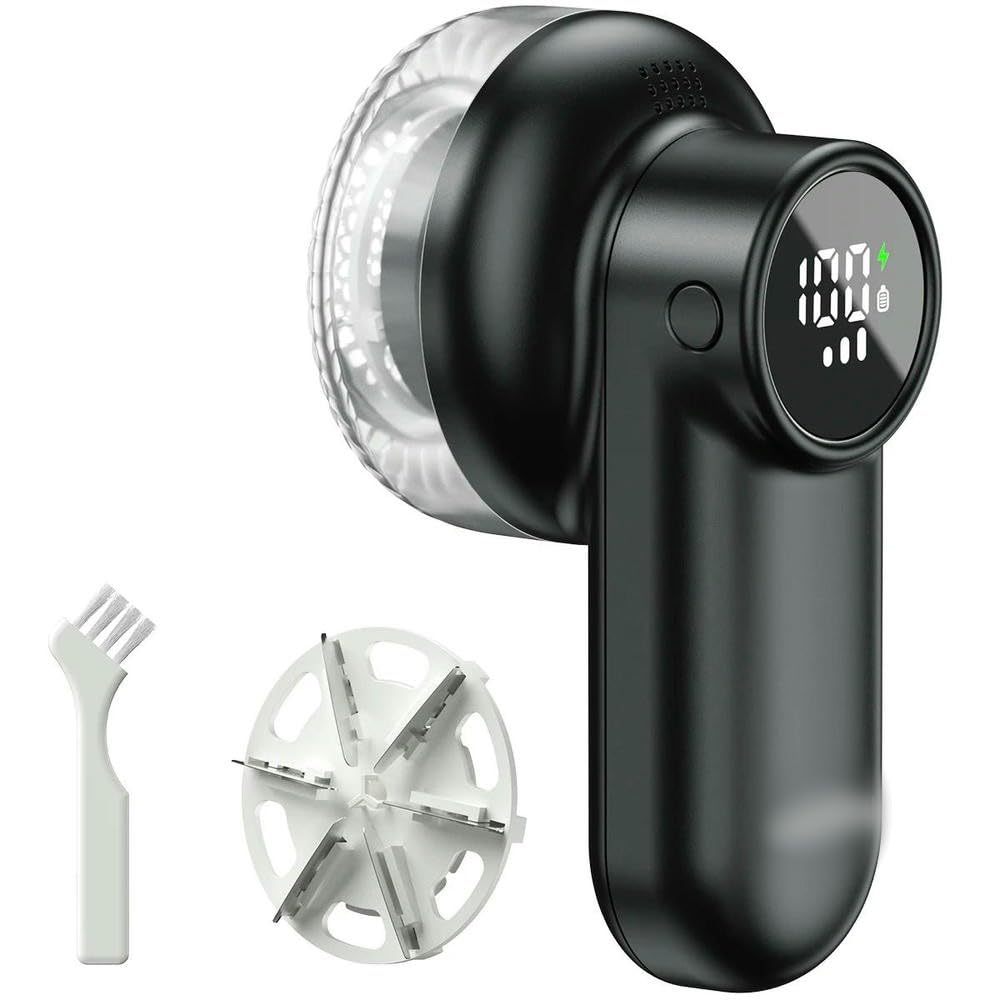 Quitapelusas eléctrico JJDFW, Recargable, para Ropa, suéter, con Pantalla Digital Inteligente
