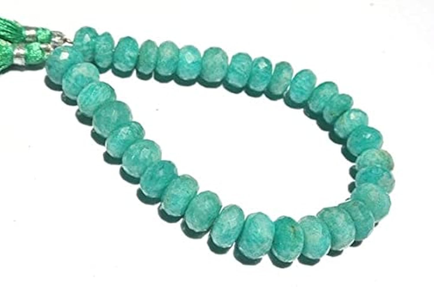 Perles amazonite du Brésil de qualité supérieure pour bijoux haut de gamme