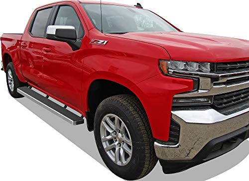 Estribos acero inoxidable 304 6 pulg para Silverado Sierra miniatura 6