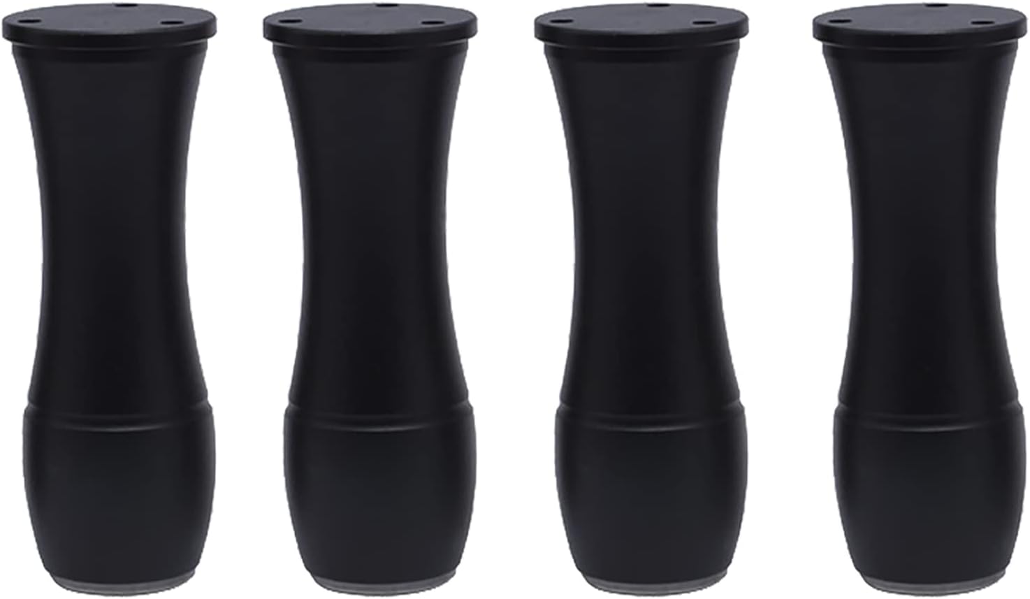 Furniture Legs, 4pcs Furniture Legs Black Sofa Legs DIY Metal Furniture Legs Adjustable Furniture Legs Aluminum Alloy Sofa Legs 8-15cm Replacement Legs for Sofa Bed Seat, 12cm, Nero