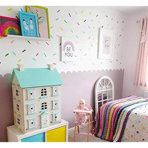 Della Bella Rainbow Confetti Stickers 220 Pack Cover