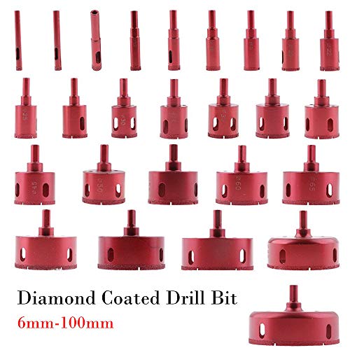 Diamond Drill Bits MASO Coated Core Diamond Hole Saw Drill Bits Tools Hollow Core Drill Bits Cutter for Wet Drilling Tool Ceramic Porcelain Tiles - Image 2
