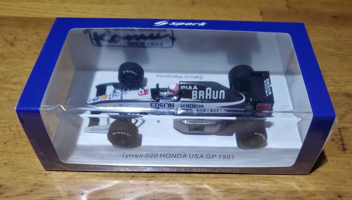 Amazon | スパーク 1/43 ティレル ミニカー 020 中嶋悟 アメリカ