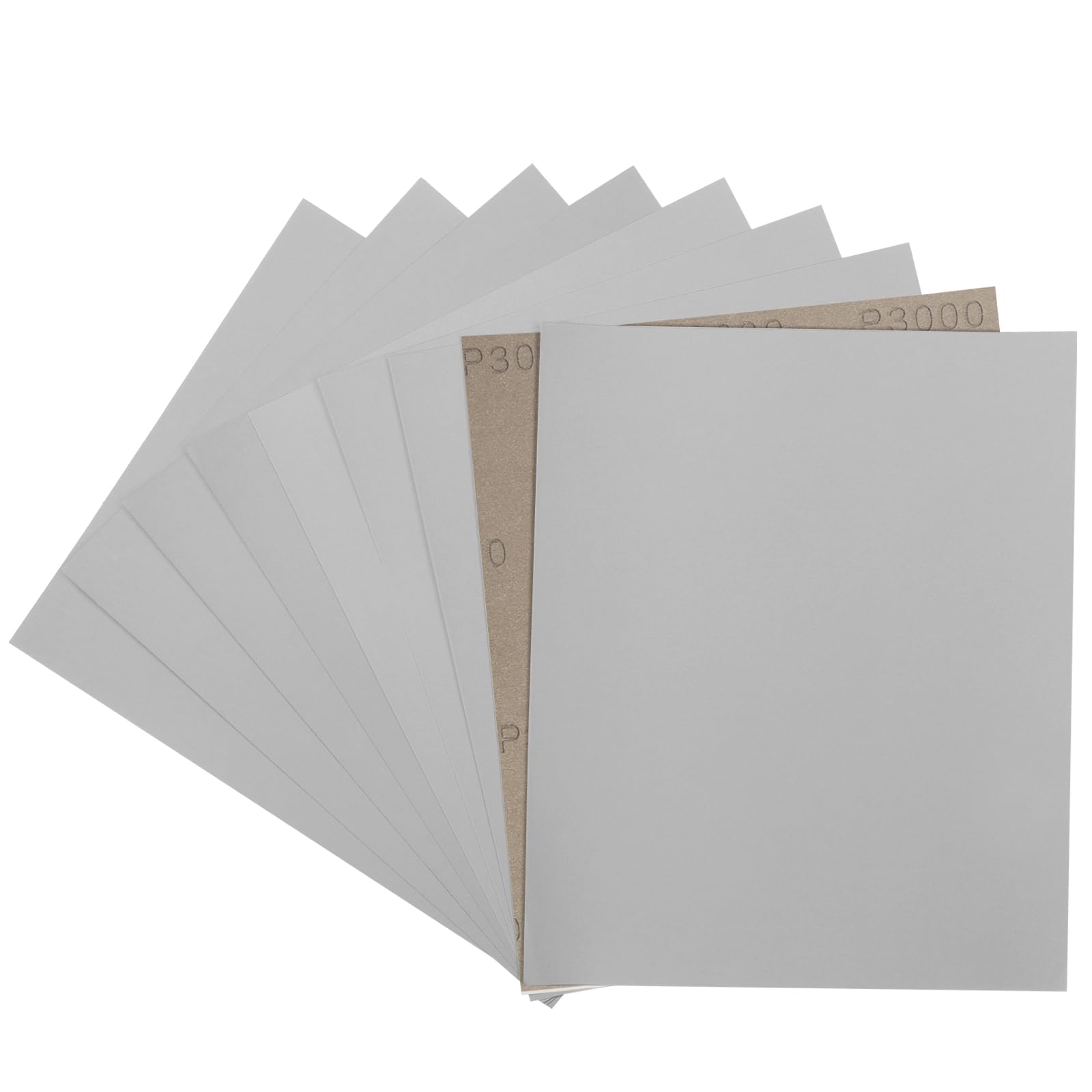 STEBRUAM 6 Sheets Sandpaper 3000 Grits Wet and Dry Polishing for Cars Metals Walls Wood Furniture,Sand Paper 9x11 Inch