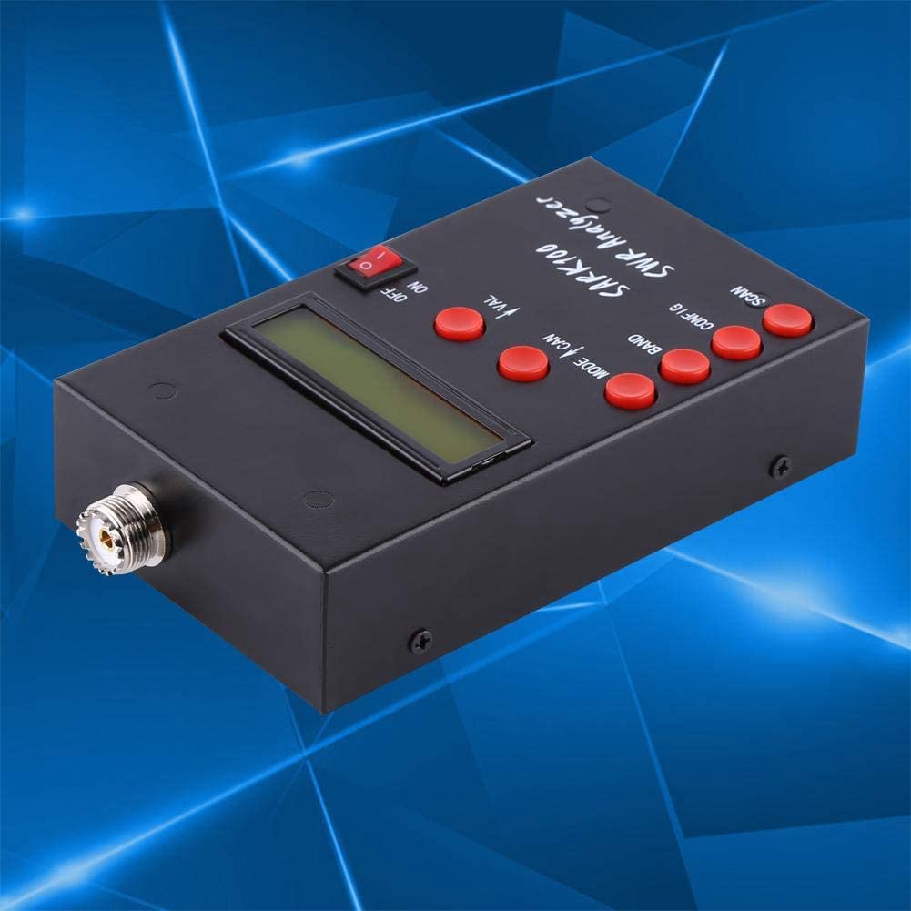 Analizador de Antena SARK100 Medidor de Antena SWR de Corta de 1-60MHz con Rango de MedicióN Utilizable de 1,0 una 9,99 SWR