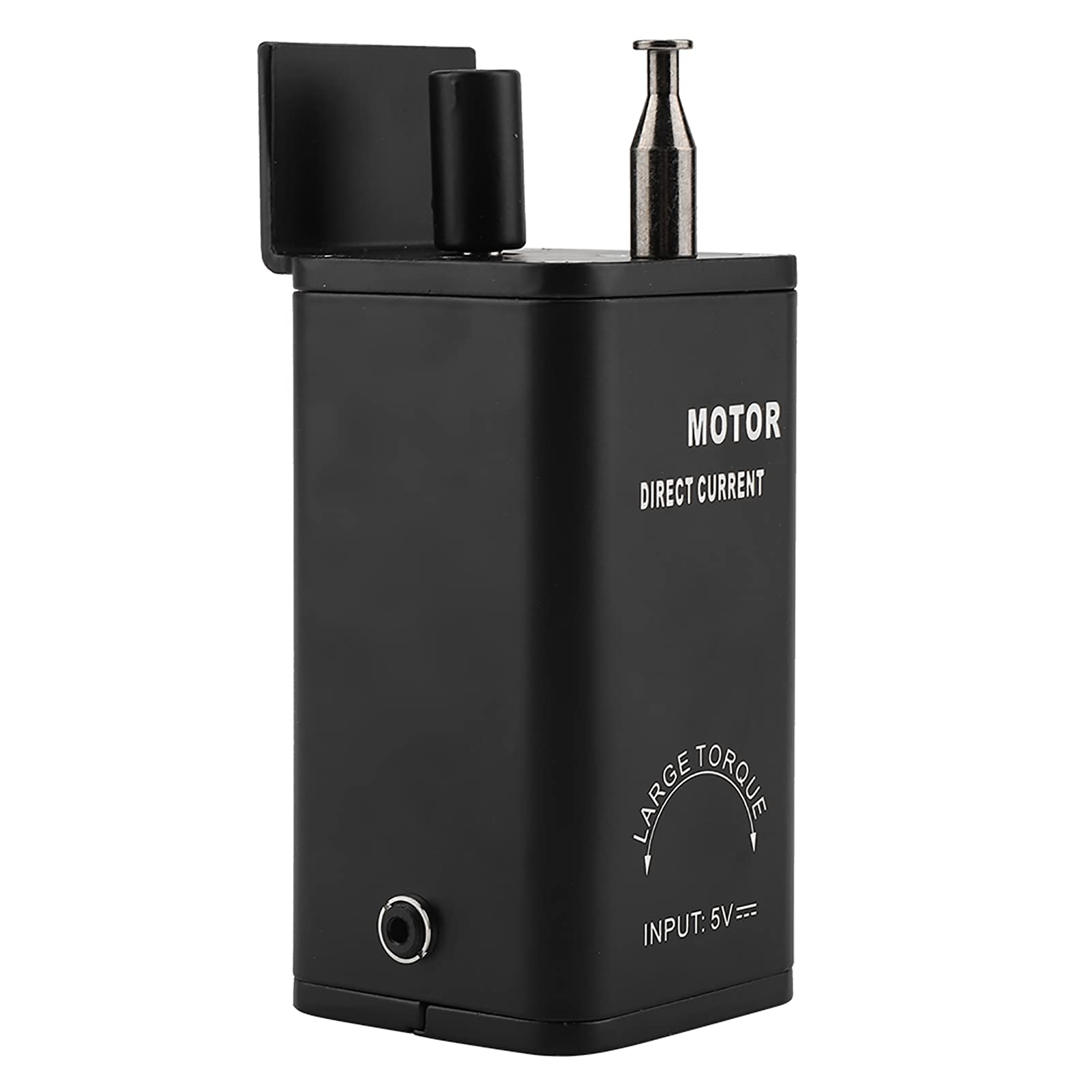 DC 5V BBQ Roast Rotisserie Grill Motor Roaster Barbecue Tool Accessories with USB Cable Aluminum Black 6x6x14 5cm 525g for Outdoor BBQ Picnic