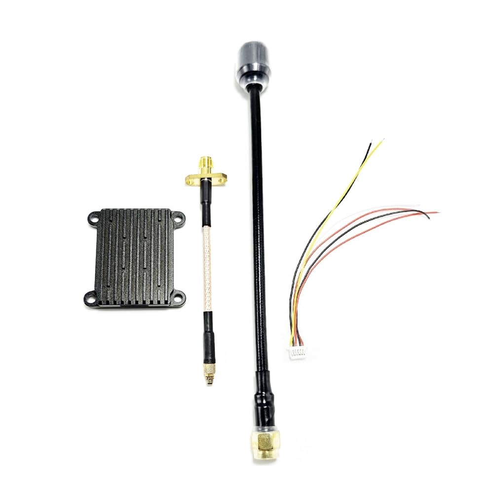 5.8G 48CH 1.6W FPV VTX 25/400/800/1600mW Ajustable para FPV Piezas de Repuesto de Drones de Larga Distancia con Antena
