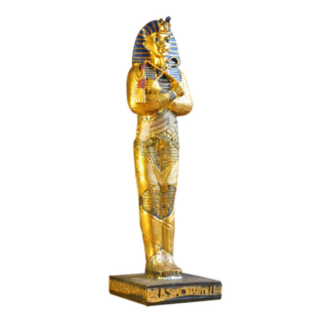 Statue déesse égyptienne Toutankhamon en résine haute qualité sculpture d'artisanat d'art