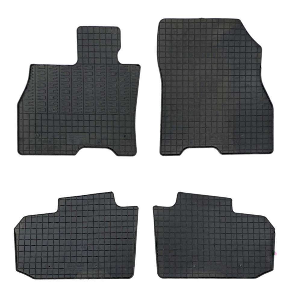 AutoStyle CK RNI02 zestaw mat gumowych pasujących do Nissan Leaf (ZE0) 2010-2017 (4-częściowy + system montażowy)